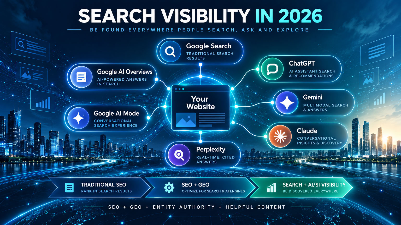 SEO and GEO strategy for visibility in Google Search, AI Overviews, AI Mode and generative search platforms